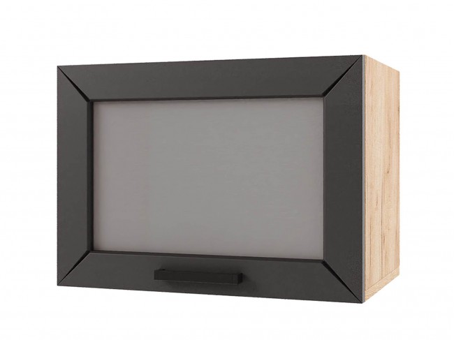 Шкаф навесной Альфа горизонтальный со стеклом 500х360х300 фото