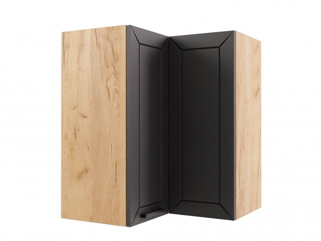 Шкаф навесной Альфа угловой пенал 600х720х600 фото