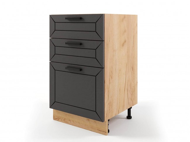 Шкаф напольный Альфа с 3-мя ящиками 500х820х476 фото