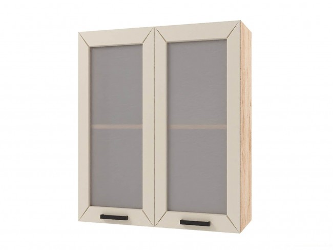 Шкаф навесной Альфа со стеклом 600х720х300 фото