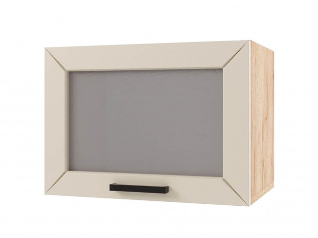 Шкаф навесной Альфа горизонтальный со стеклом 500х360х300 фото