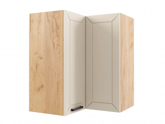 Шкаф навесной Альфа угловой пенал 600х720х600 фото