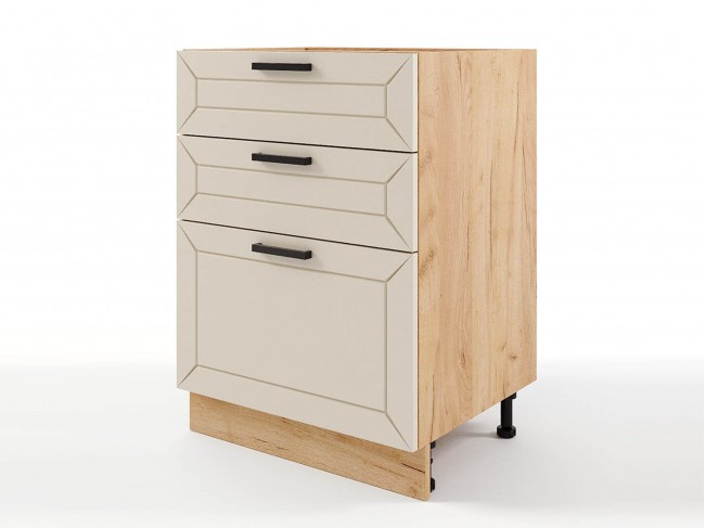 Шкаф напольный Альфа с 3-мя ящиками 600х820х476 фото