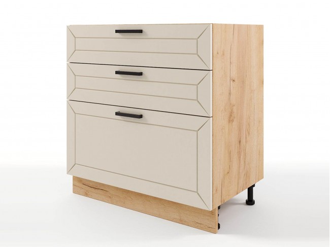 Шкаф напольный Альфа с 3-мя ящиками 800х820х476 фото