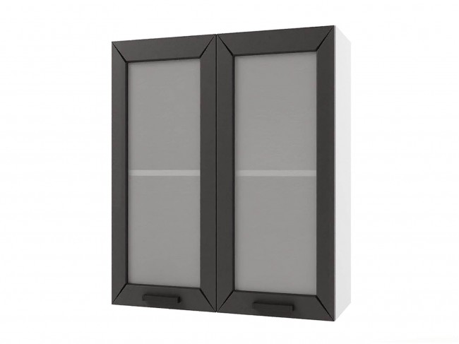 Шкаф навесной Альфа со стеклом 600х720х300 фото