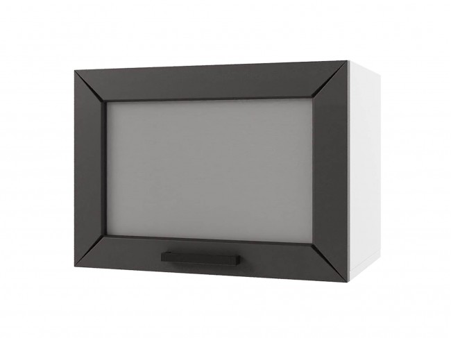 Шкаф навесной Альфа горизонтальный со стеклом 500х360х300 фото