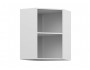 Шкаф навесной Альфа угловой 600х600х720х300 недорого