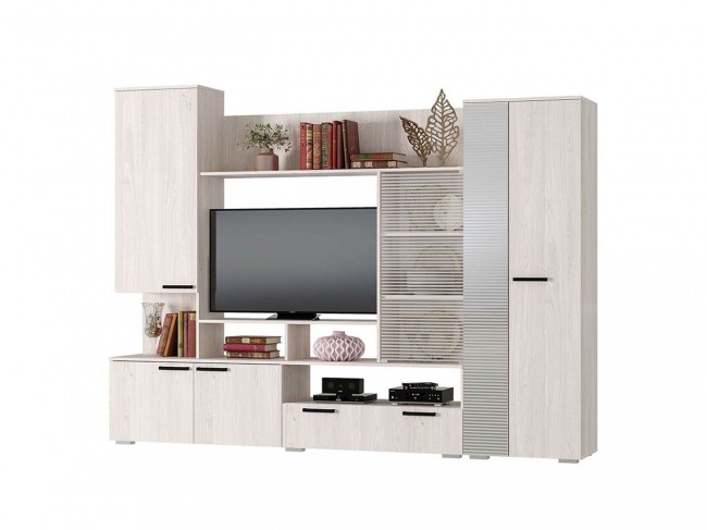 Гостиная Денди ГС-02 ясень белый фото