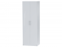 Шкаф двухдверный №1 Иннэс-7 - Белый/Белый глянец купить