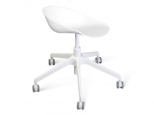 Стул подъемно-поворотный Sheffilton SHT-ST19/S154 белый/белый фото