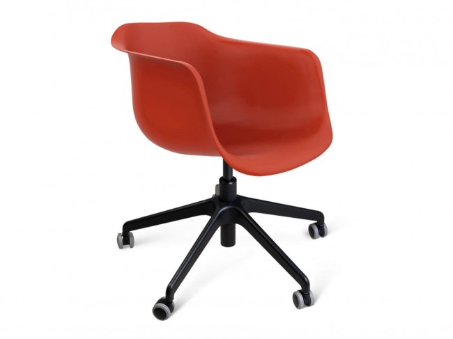 Стул подъемно-поворотный Sheffilton SHT-ST31/S154 красный/черный фото