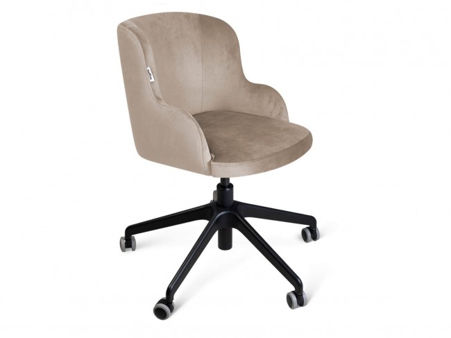 Стул подъемно-поворотный Sheffilton SHT-ST39/S154 латте/черный фото