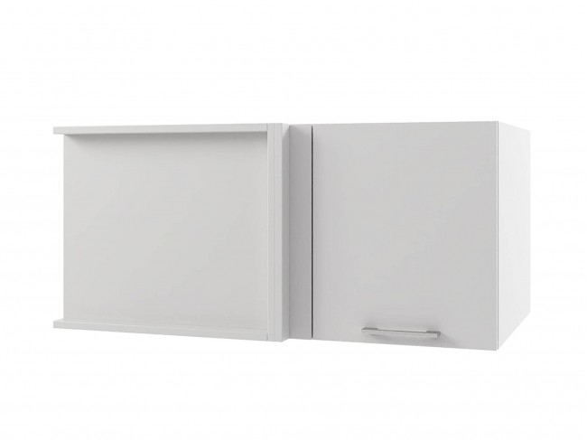 Шкаф навесной Катрин горизонтальный глубокий угловой 1000х358х60 фото