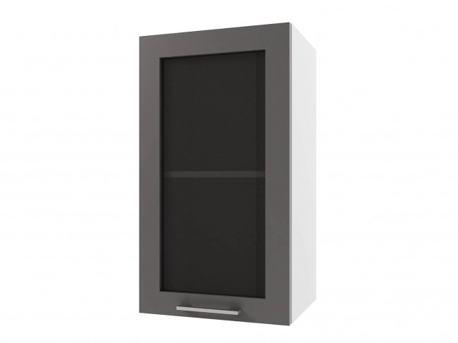 Шкаф навесной Катрин со стеклом 400х716х300 фото