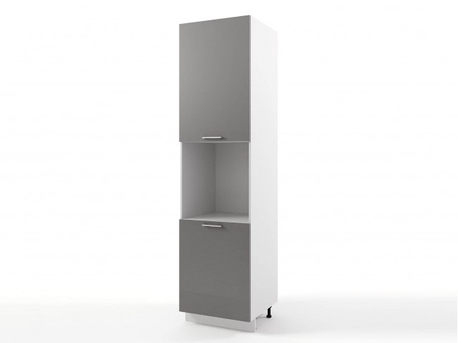 Шкаф-пенал напольный Катрин с нишей под духовку высокий 600х2340 фото
