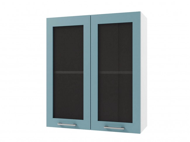 Шкаф навесной Катрин со стеклом 600х716х300 фото