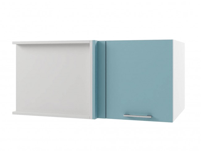 Шкаф навесной Катрин горизонтальный глубокий угловой 1000х358х60 фото