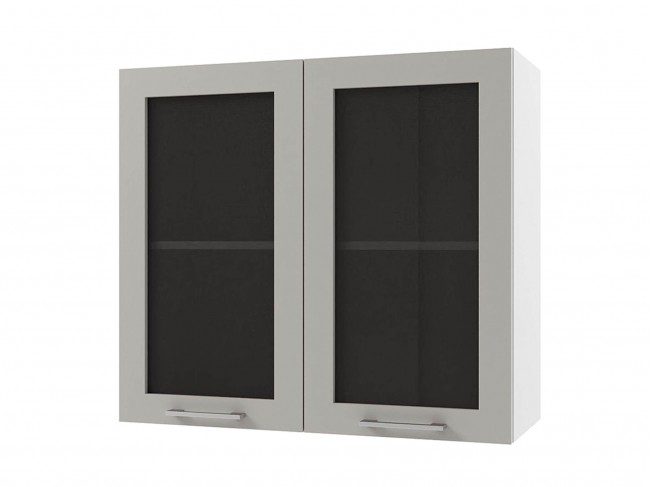 Шкаф навесной Катрин со стеклом 800х716х300 фото