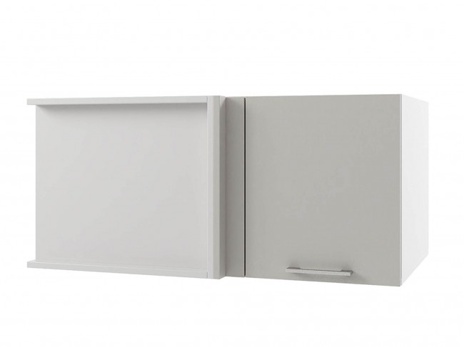 Шкаф навесной Катрин горизонтальный глубокий угловой 1000х358х60 фото