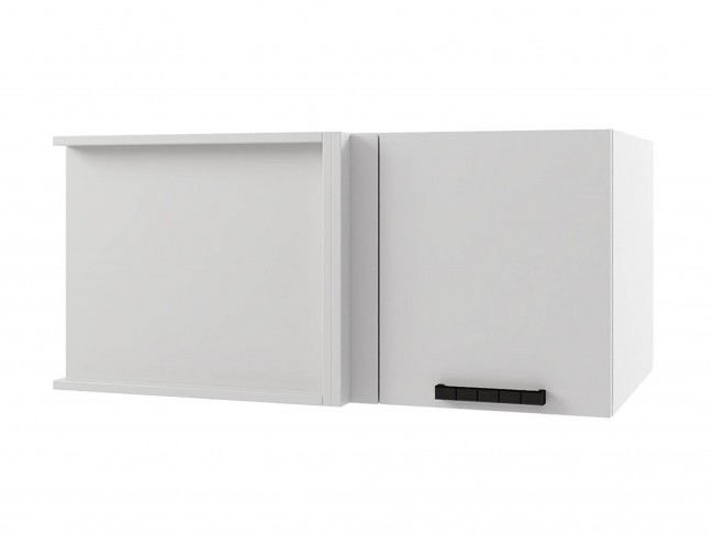 Шкаф навесной Пасаденна горизонтальный глубокий угловой 1000х360 фото