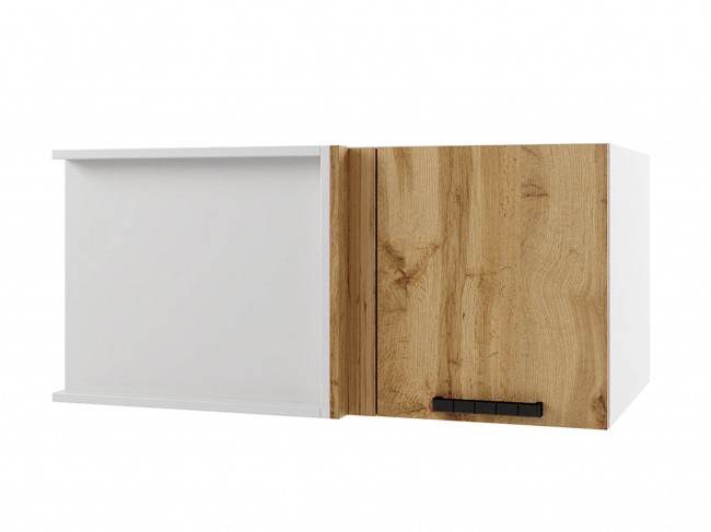 Шкаф навесной Пасаденна горизонтальный глубокий угловой 1000х360 фото