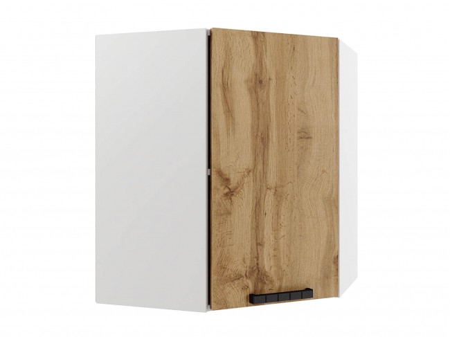 Шкаф навесной Пасаденна угловой 600х600х720х300 фото