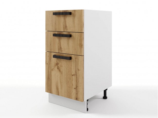 Шкаф напольный Пасаденна с 3-мя ящиками 400х820х476 фото