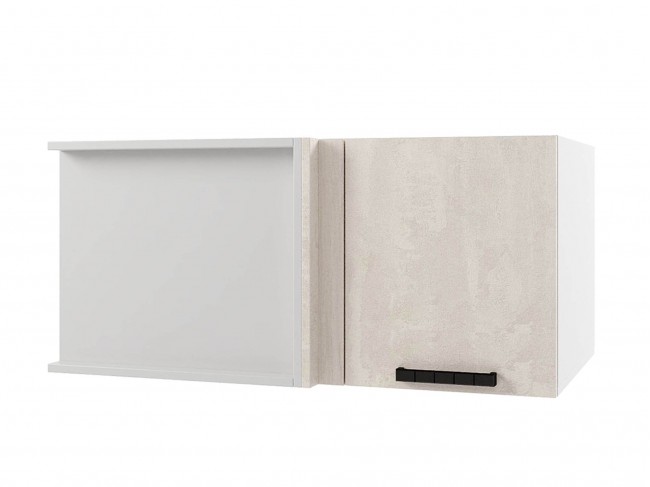 Шкаф навесной Пасаденна горизонтальный глубокий угловой 1000х360 фото