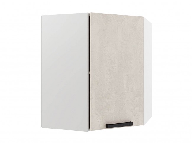 Шкаф навесной Пасаденна угловой 600х600х720х300 фото