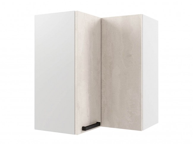 Шкаф навесной Пасаденна угловой пенал 600х720х600 фото