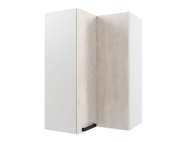 Шкаф навесной Пасаденна угловой пенал высокий 600х920х600 фото