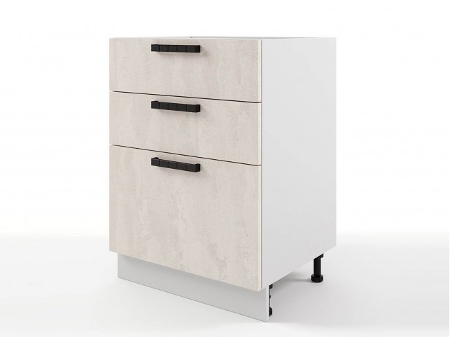 Шкаф напольный Пасаденна с 3-мя ящиками 600х820х476 фото