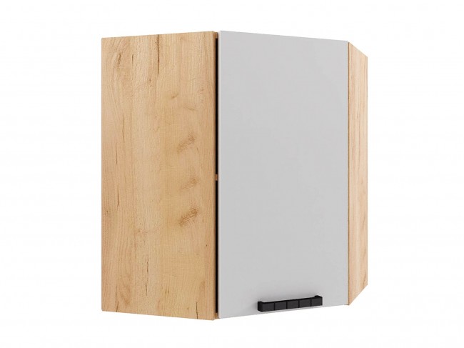 Шкаф навесной Пасаденна угловой 600х600х720х300 фото