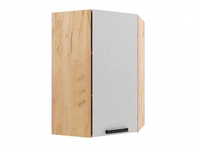Шкаф навесной Пасаденна угловой высокий 600х920х600 фото