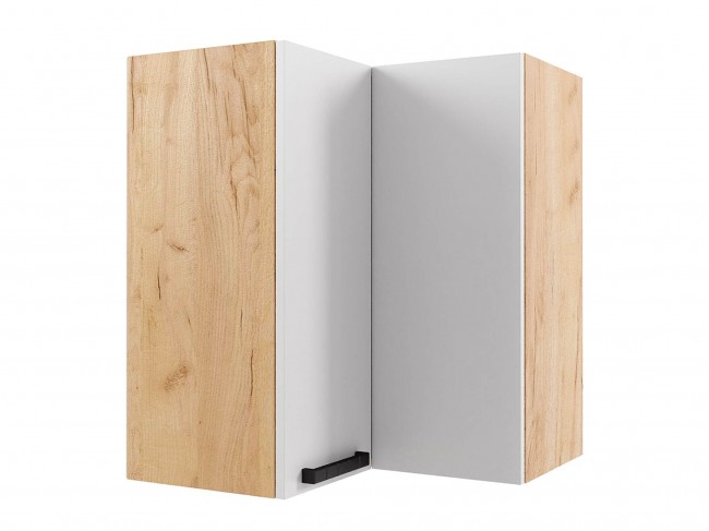 Шкаф навесной Пасаденна угловой пенал 600х720х600 фото