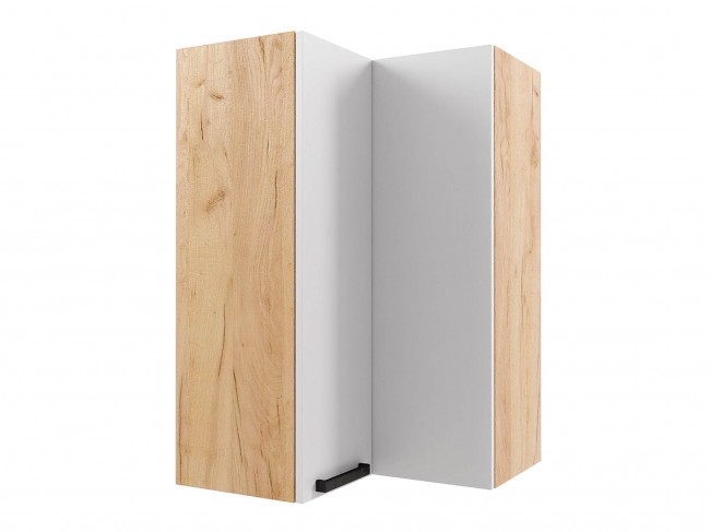 Шкаф навесной Пасаденна угловой пенал высокий 600х920х600 фото