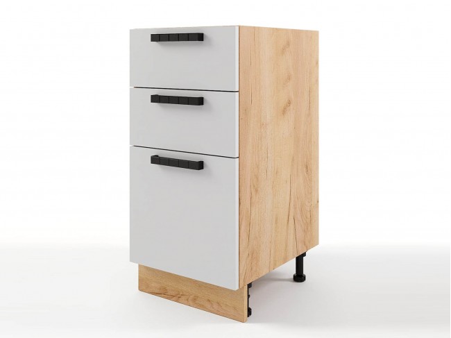Шкаф напольный Пасаденна с 3мя ящиками 400х820х476 фото