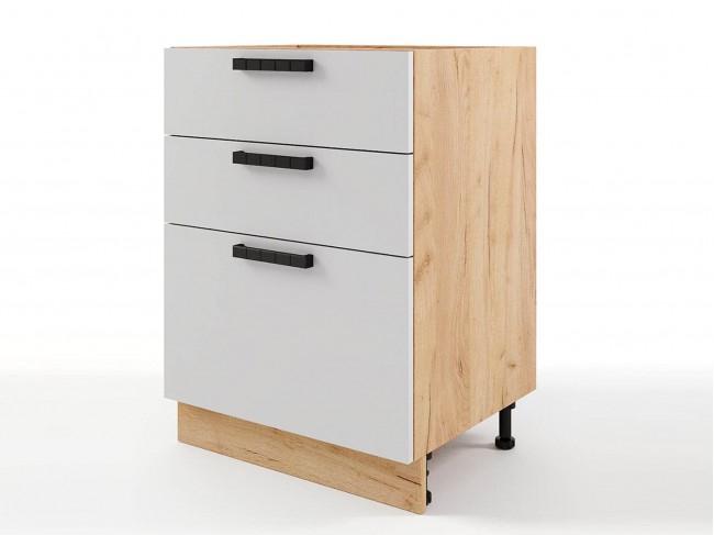 Шкаф напольный Пасаденна с 3-мя ящиками 600х820х476 фото