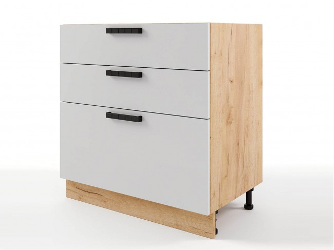 Шкаф напольный Пасаденна с 3мя ящиками 800х820х476 фото