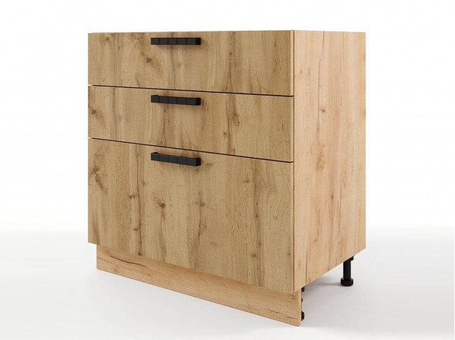 Шкаф напольный Пасаденна с 3мя ящиками 800х820х476 фото