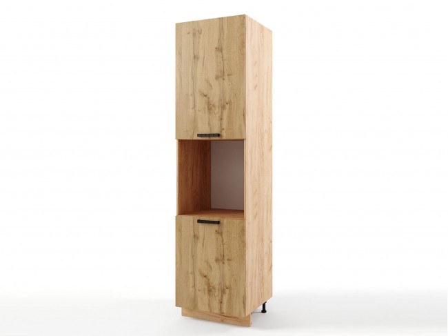 Шкаф-пенал напольный Пасаденна с нишей под духовку высокий 600х2 фото