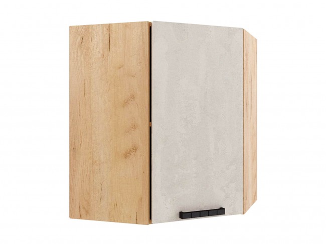 Шкаф навесной Пасаденна угловой 600х600х720х300 фото