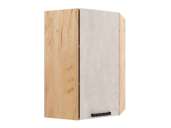 Шкаф навесной Пасаденна угловой высокий 600х920х600 фото