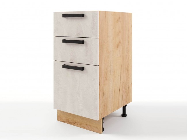 Шкаф напольный Пасаденна с 3-мя ящиками 400х820х476 фото