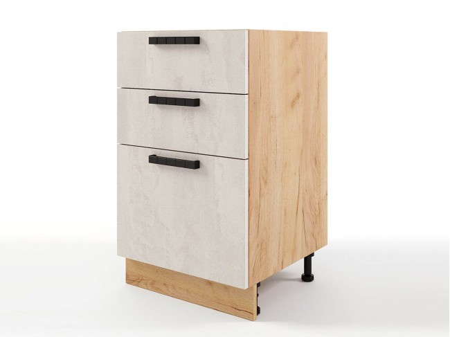 Шкаф напольный Пасаденна с 3-мя ящиками 500х820х476 фото