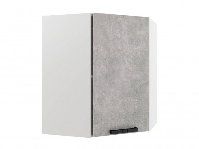 Шкаф навесной Пасаденна угловой 600х600х720х300 фото