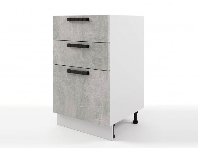 Шкаф напольный Пасаденна с 3-мя ящиками 500х820х476 фото