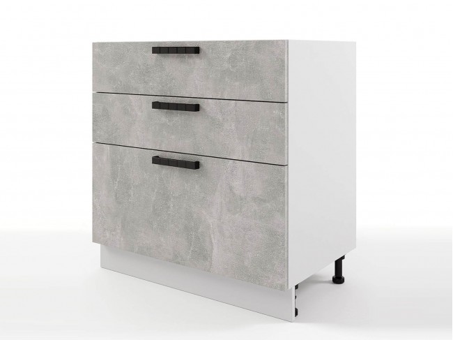 Шкаф напольный Пасаденна с 3мя ящиками 800х820х476 фото