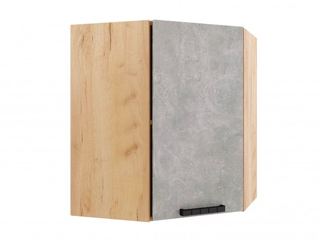 Шкаф навесной Пасаденна угловой 600х600х720х300 фото