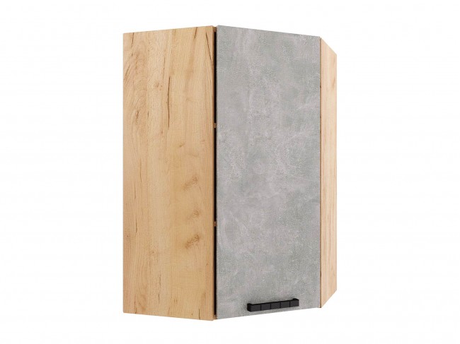 Шкаф навесной Пасаденна угловой высокий 600х920х600 фото